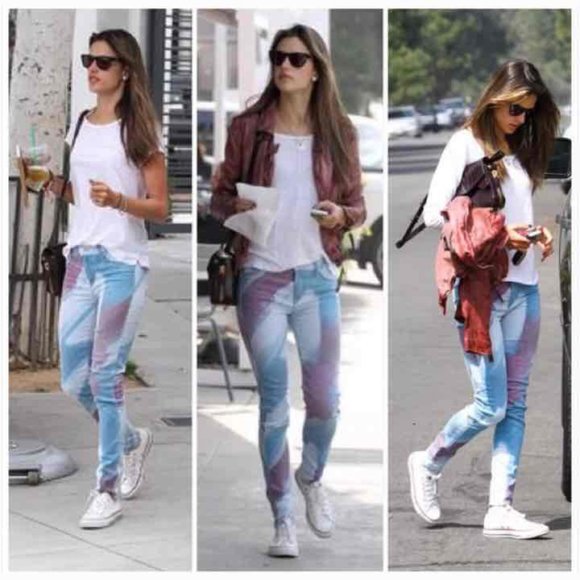 Hudson Nico skinny Jeans/Jeggings 4th of JULY!! Sz 27 - Picture 1 of 6